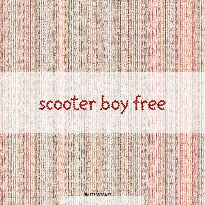 Scooter Boy Free example